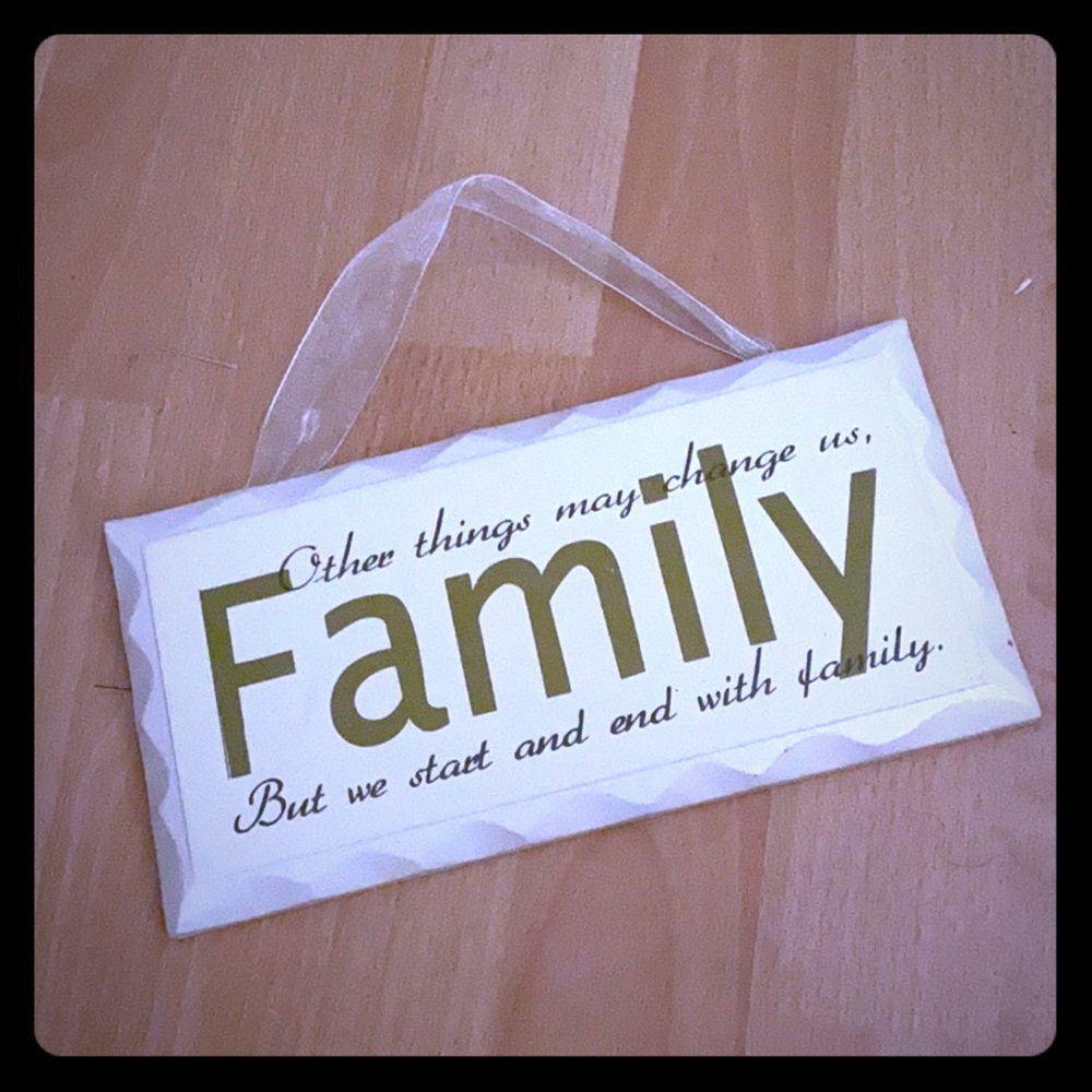 Family door sign decor